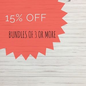 15% OFF BUNDLES